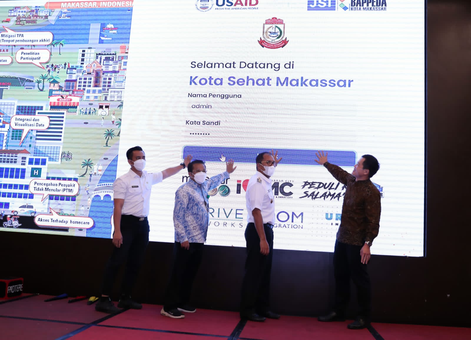 Hadiri Konferensi Smart & Healthy City, Danny Launching Aplikasi Sehatmi 